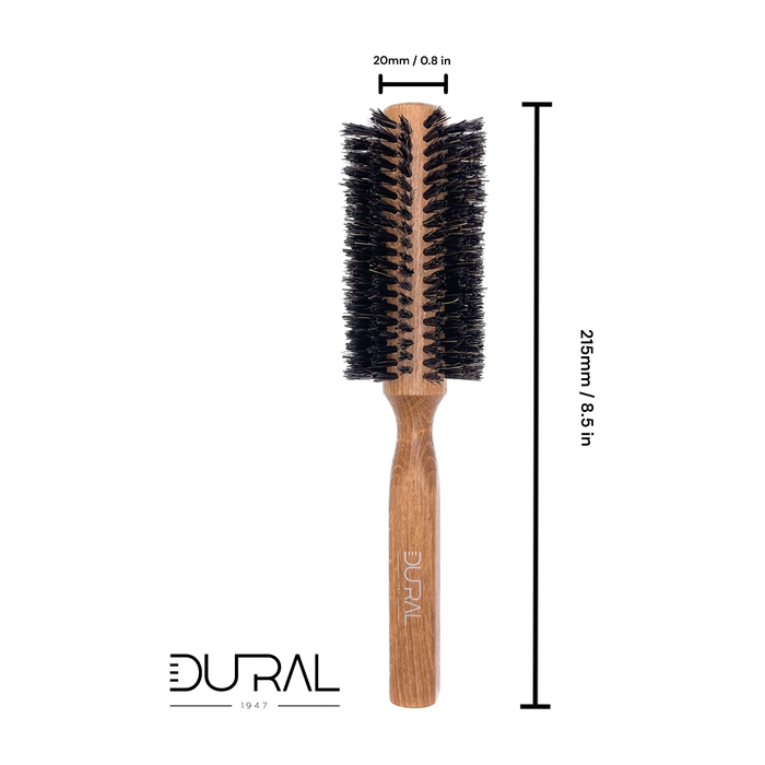 Dural Hair Brush 14 Rows Wood Pure Wild Boar Bristles