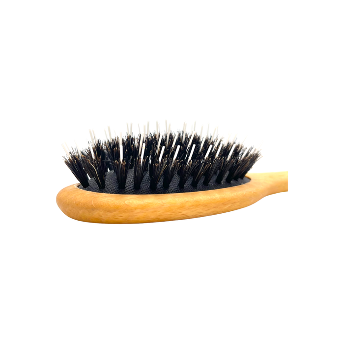 Dural Beech Wood rubber cushion hair brush with boar bristles and nylon