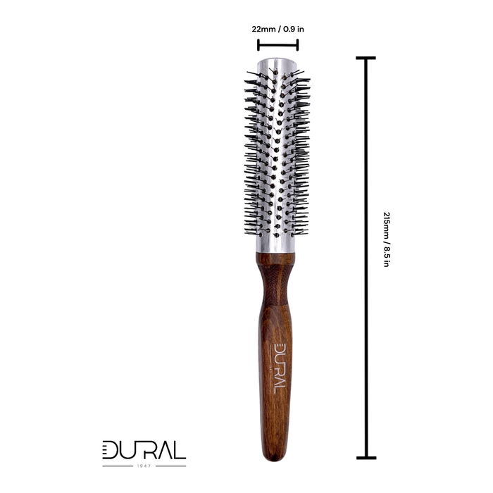 Dural Beech wood Quick-Styler hair brush with nylon pins