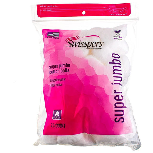 Swisspers Swisspers Super Jumbo Cotton Balls 70 Ea Cotton Balls