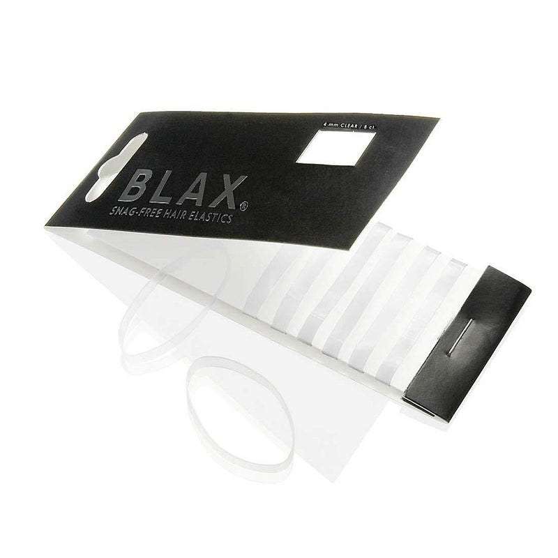Blax Blax Hair Elastics 8 Pieces - Clear Elastic