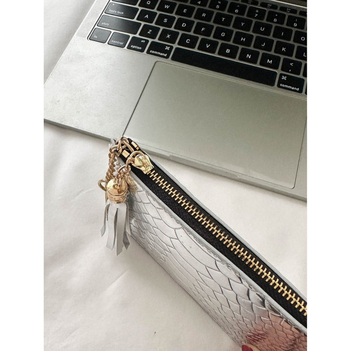 PU Leather Tassel Trim Card Case