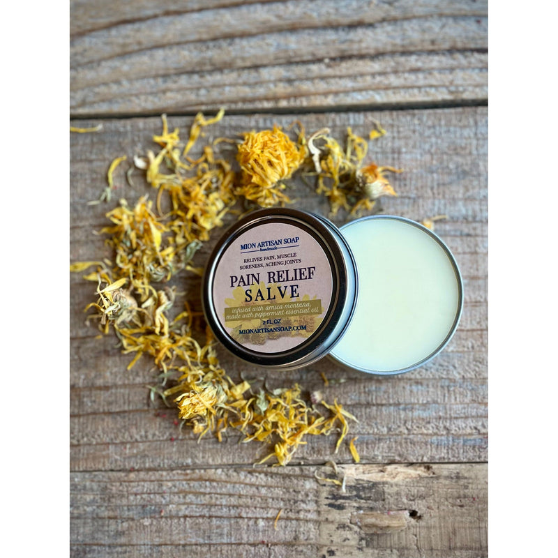 MION Artisan Soap Co. Pain Relief Salve | Infused with Arnica Montana