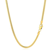 Bids.com 2.6mm 14k Yellow Gold Classic Solid Miami Cuban Chain Necklaces
