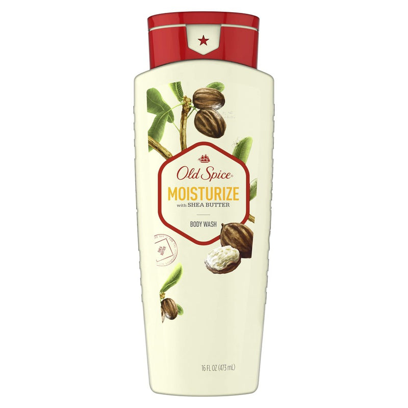 Old Spice Old Spice Body Wash For Men Moisturize With Shea Butter 16 Fl Oz Body Wash Antique White