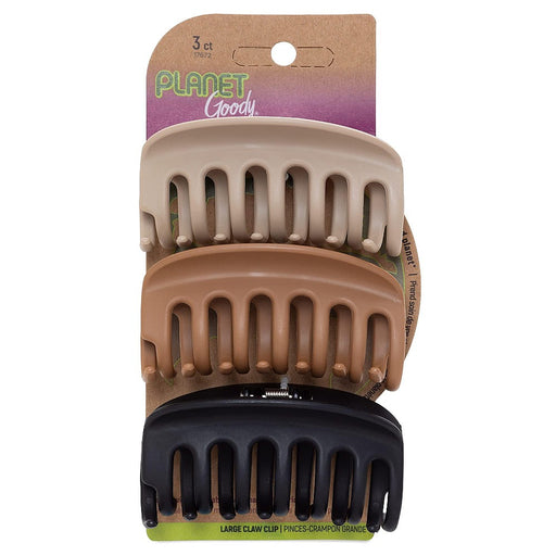 Goody Goody Planet Eco-Friendly Large Round Hair Clips - Neutral Hair Claws & Clips White Smoke