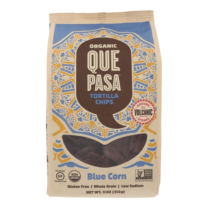 Que Pasa - Tortilla Chips Blue (Pack of 6-11 Oz Bags)