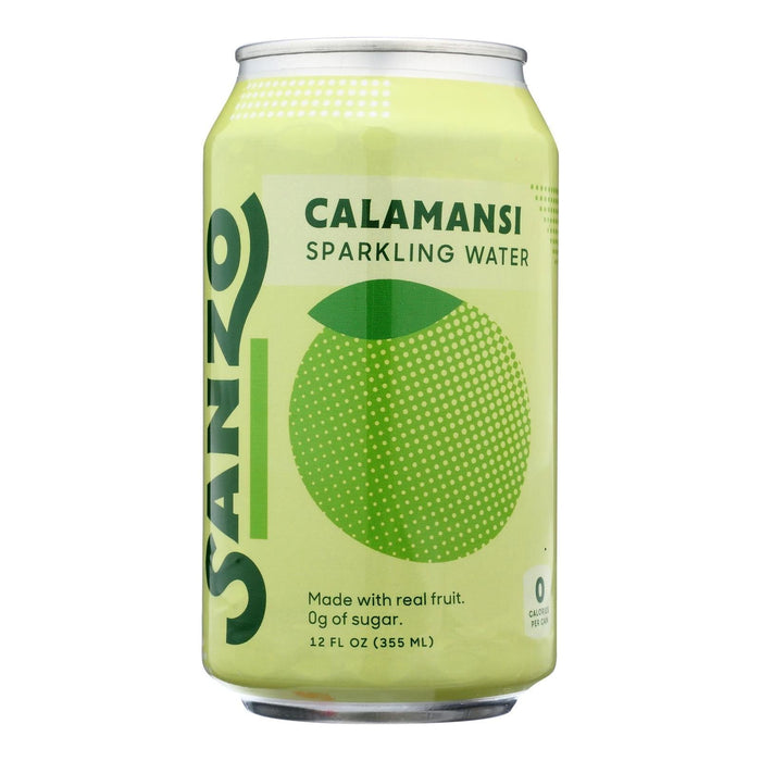 Sanzo Sparkling Calamansi Water, 12 Fl Oz (Pack of 12)