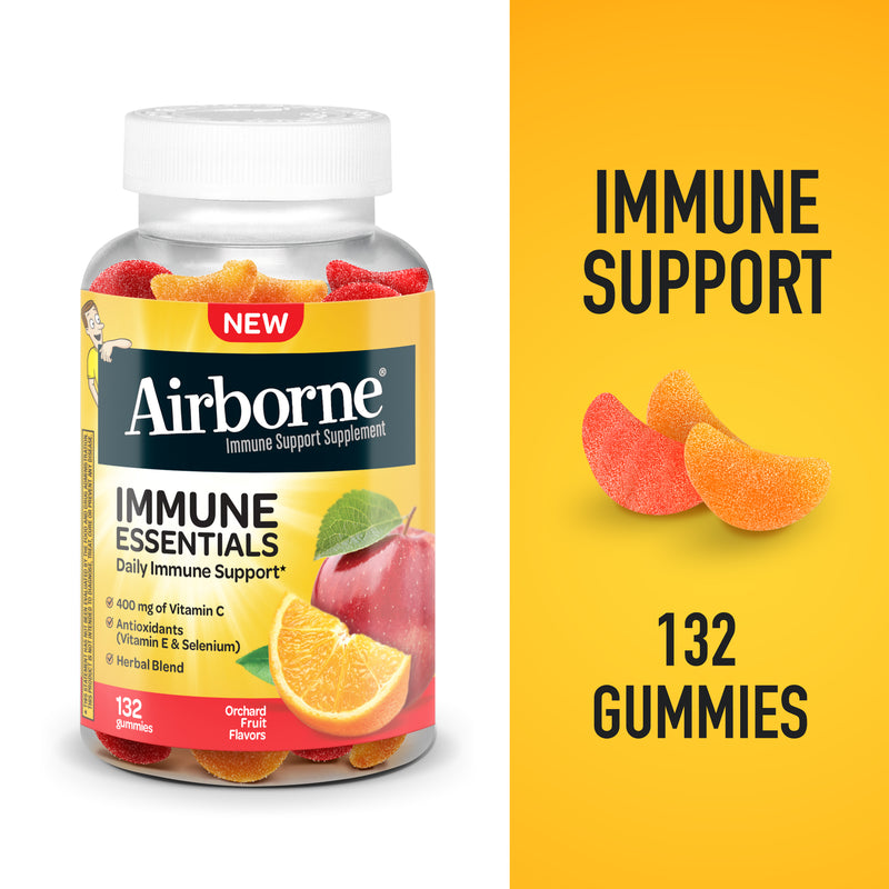 Airborne Airborne Immune Essentials Gummies - Orchard Fruit - 132ct Vitamins & Supplements