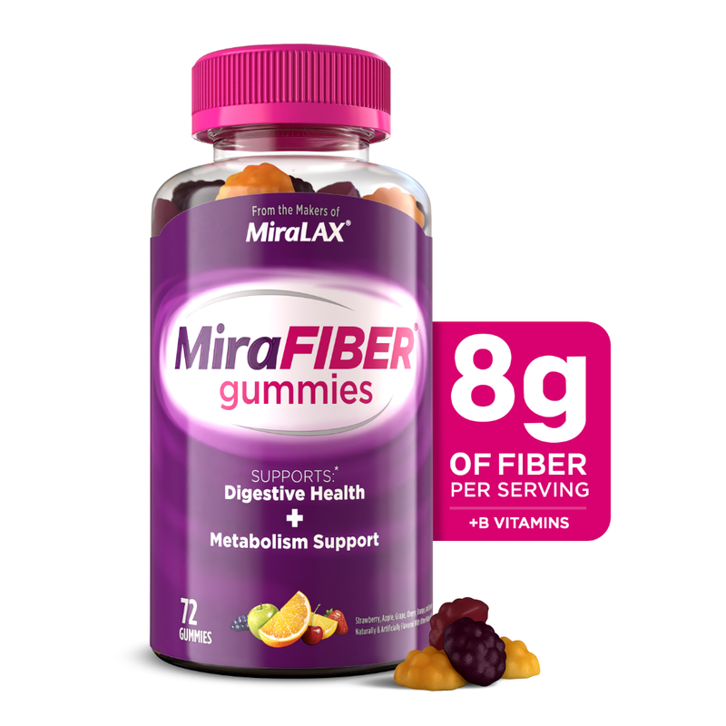 MiraLAX MiraLAX Fiber Dietary Supplement, Gummies Vitamins & Supplements