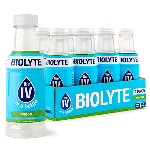 Biolyte Biolyte Electrolyte Drink – Melon Flavor (12 Pack / 16.9 Fl Oz) Melons