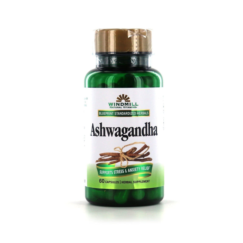 Windmill Windmill Natural Vitamins Ashwagandha Capsules Gluten Free Vitamins & Supplements