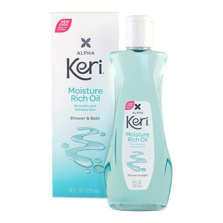 Keri Alpha Keri Shower Bath Moisture Rich Oil 8 Oz Bath & Body