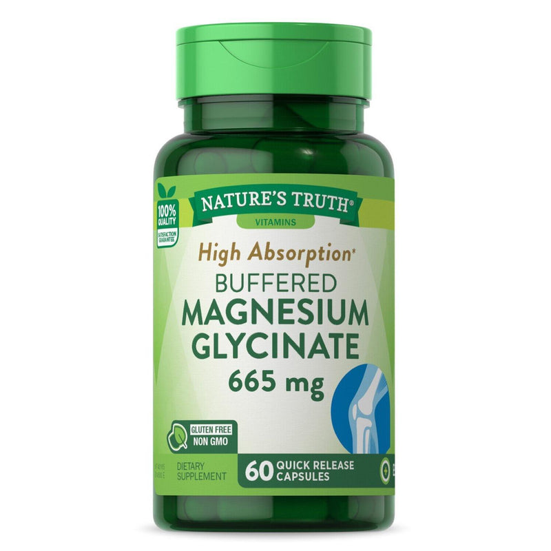 Nature's Truth Nature's Truth Quick Release Capsules Superior Absorption Chelated Magnesium Glycinate Vitamins & Supplements