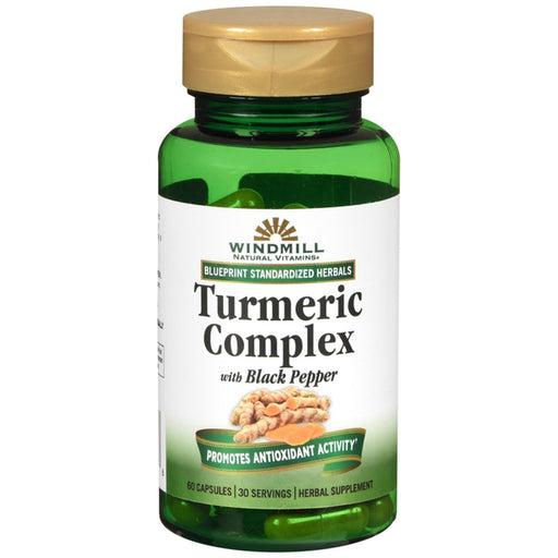 Windmill Windmill Turmeric Complex 1500 Mg With Black Pepper Capsules Health & Beauty