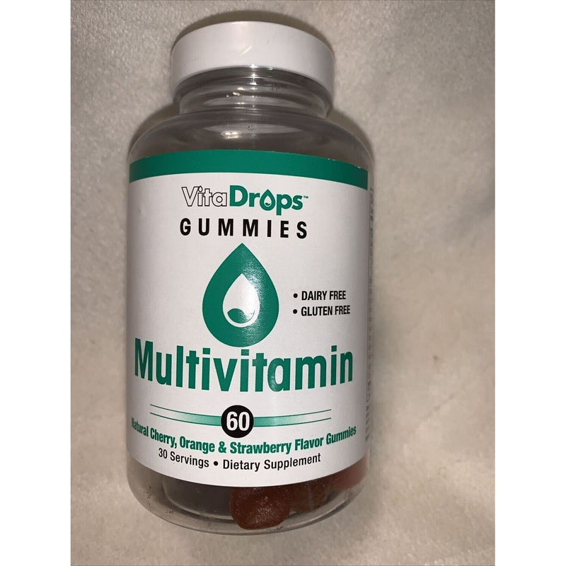 VitaDrops VitaDrops vitaDrop GUMMIES MULTIVITMINS 60 Ct Dairy Free Gluten Free Natural Vitamins Fitness & Nutrition