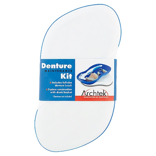 Archtek Archtek Denture Maintenance Kit With Brush, White Oral Care
