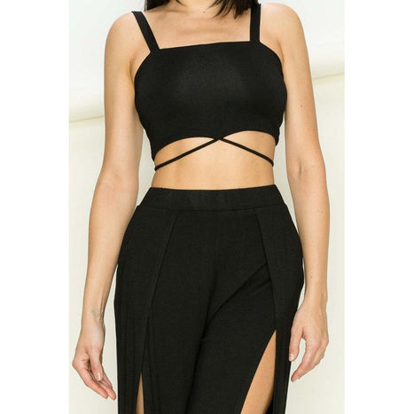 Secret Lover Crop-Top Pants Set