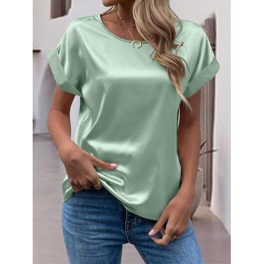 Round Neck Short Sleeve T-Shirt