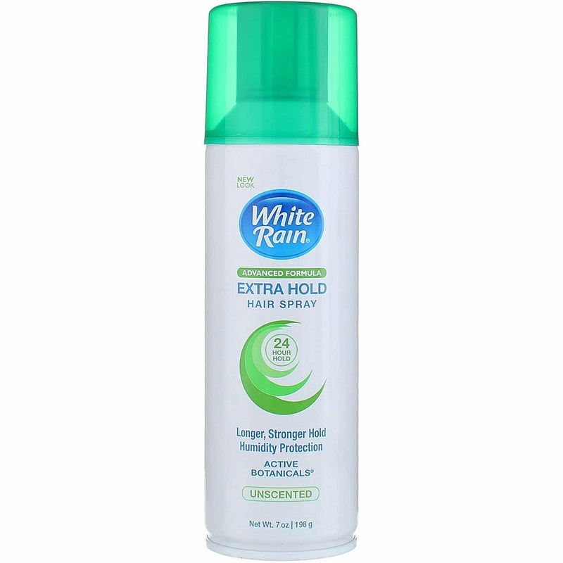 White Rain White Rain Unscented Extra Hold Hair Spray 7 Oz. Aerosol Can Personal Care Light Gray
