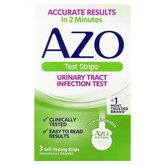 Azo AZO Urinary Tract Infection (UTI) Test Strips – 3 Count Urinary Tract Infection Tests