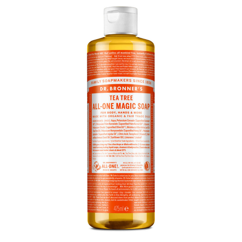 Dr. Bronner's Dr. Bronner's Pure Castile Liquid Soap Hemp Tea Tree -- 16 Fl Oz Bath & Body