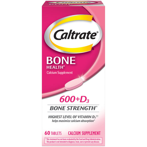 Caltrate Caltrate 600+D3 Calcium & Vitamin D Supplement Tablets, 600mg Vitamins & Supplements