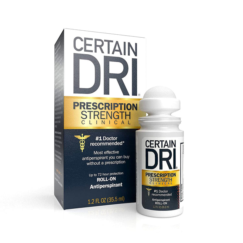 Certain Dri Certain Dri® Prescription Strength Clinical Antiperspirant Roll-On – 1.2 Fl Oz Deodorant