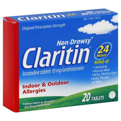 Claritin Claritin 24 Hour Non-Drowsy Allergy Relief Tablets,10 Mg Health & Beauty