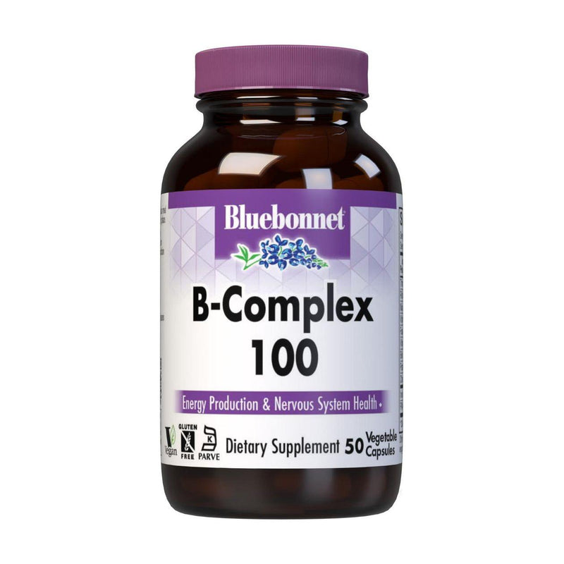Bluebonnet Bluebonnet B-Complex 100, Vcaps, 100 ea Vitamin Supplement