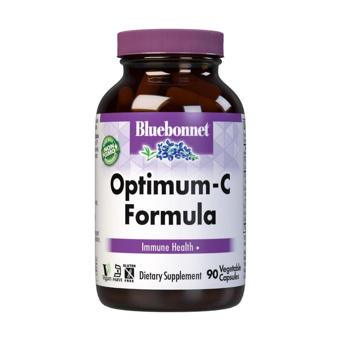 Bluebonnet Optimum Vitamin C Formula, 90 Vegetable Capsules