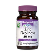 Bluebonnet BlueBonnet Zinc Picolinate, 50 mg, 50 Vegetarian Capsules Vitamins & Supplements