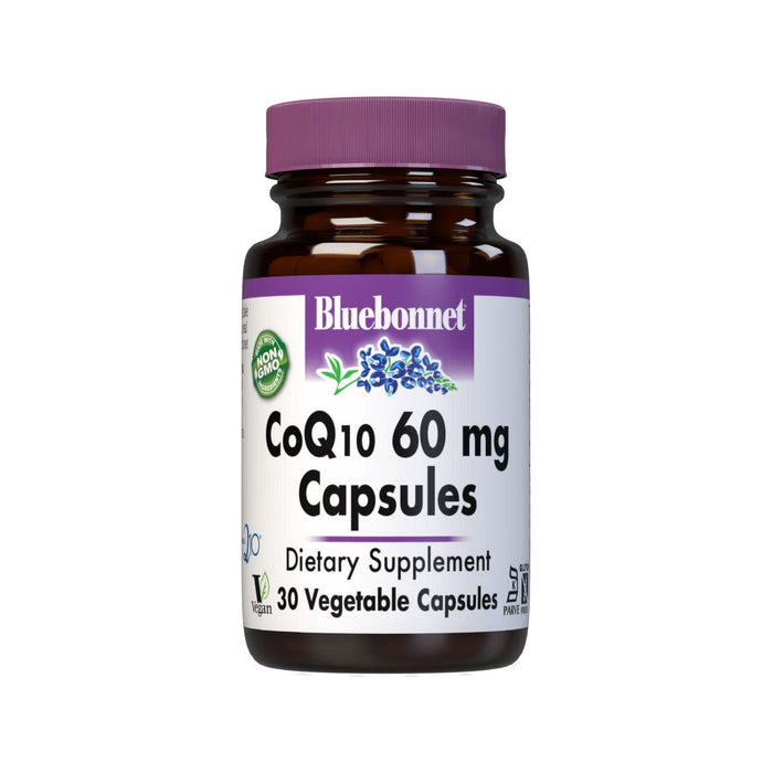 Bluebonnet COQ10 60 mg, 30 Vegetable Capsules