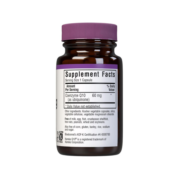 Bluebonnet COQ10 60 mg, 30 Vegetable Capsules