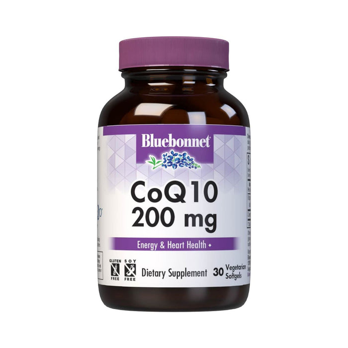 Bluebonnet CoQ10 200 mg.  30 Vegetarian Softgels