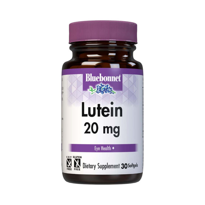 BlueBonnet Lutein Softgels, 20 mg, 30 Count