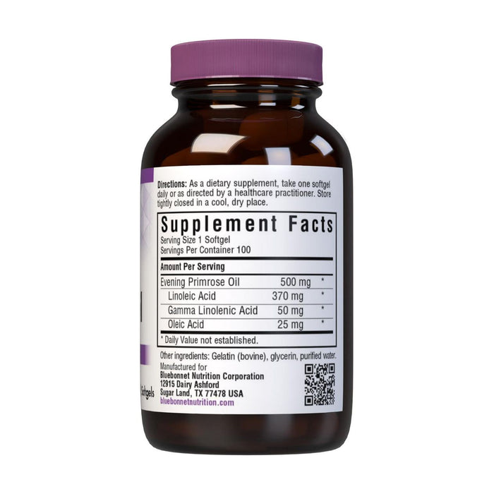 Bluebonnet Nutrition - Evening Primrose Oil GLA 50 mg 500 mg - 100 Softgels