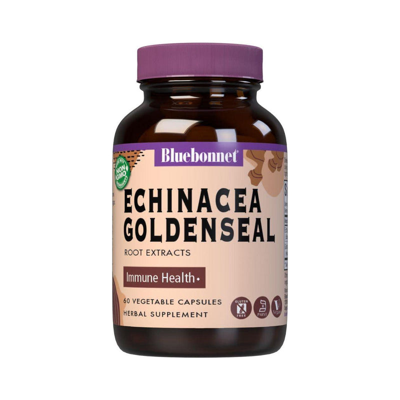 Bluebonnet Bluebonnet Standardized Echinacea Goldenseal Root Extract, 60 Vegetables Capsules Dietary Supplements