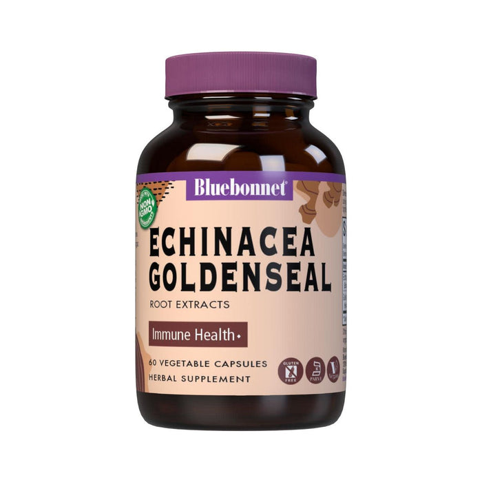 Bluebonnet Standardized Echinacea Goldenseal Root Extract, 60 Vegetables Capsules