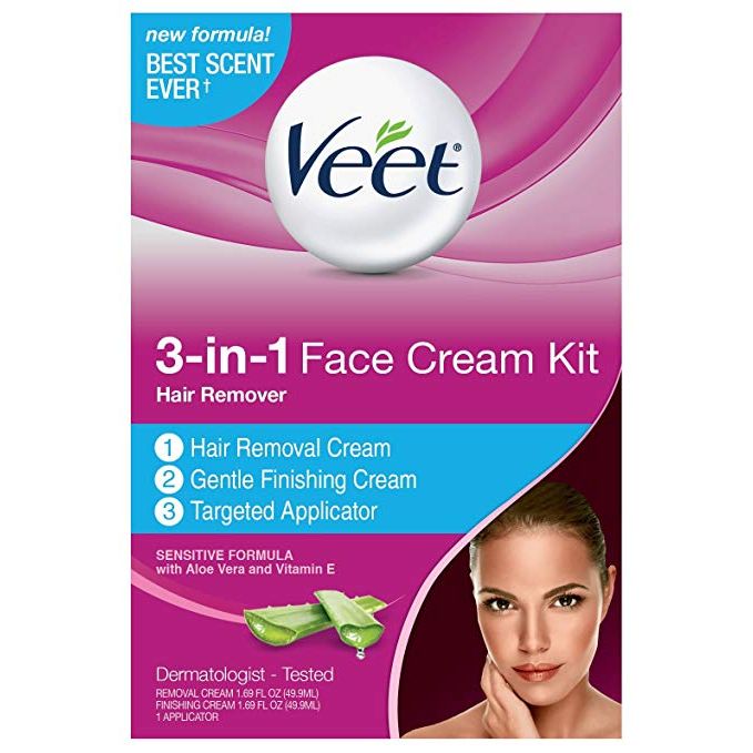 Veet Veet 3-in-1 Face Cream Kit Hair Remover Hair Removal