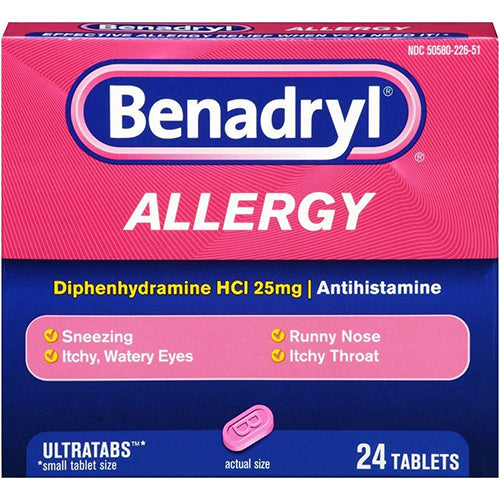 Benadryl Benadryl Allergy Ultra Tablets Medicine & Drugs