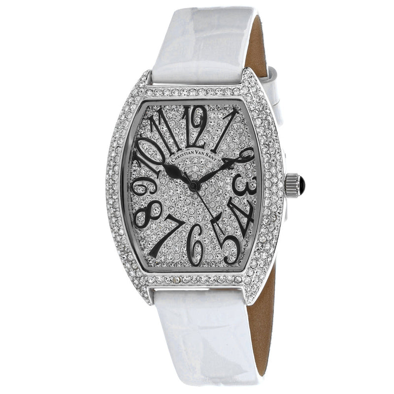Bids.com Christian Van Sant Women's Elegant Watches White Smoke