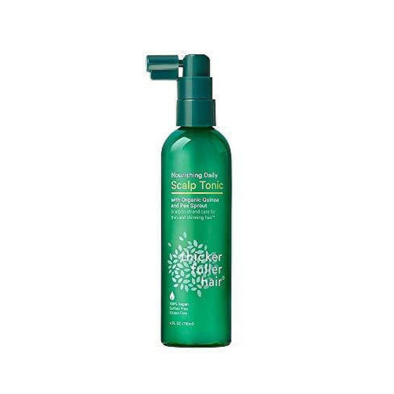 Thicker Fuller Hair Thicker Fuller Hair Nourishing Daily Scalp Tonic, Green, 4 Fl Oz Hair Care