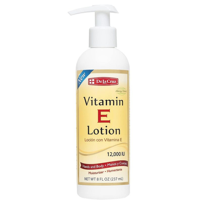 De La Cruz De La Cruz Vitamin E Hand And Body Lotion, 8 Oz Lotion & Moisturizer