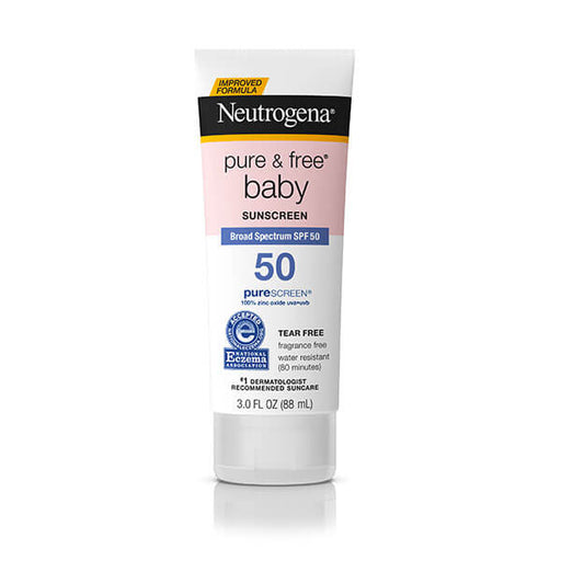 Neutrogena Neutrogena Pure And Free Baby Faces SPF 50+ 2.5 Oz Sunscreen White Smoke