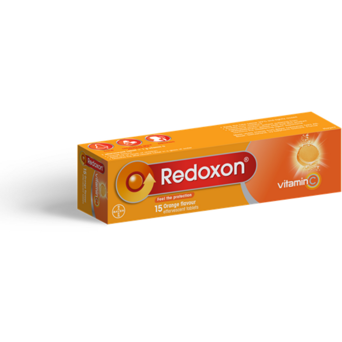 Redoxon Effervescent Vitamin C Tablets, Orange Flavored - 15 tablets / 2.89 Oz