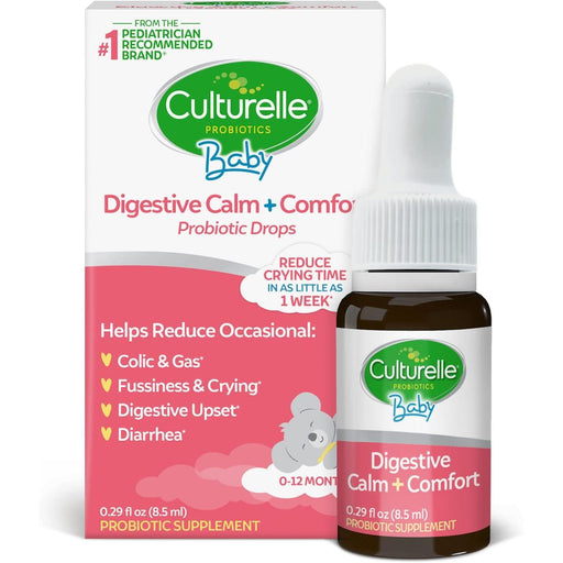 Culturelle Culturelle Probiotics, Baby, Calm + Comfort, Probiotic + Chamomile Drops, 0-12 Months, .29 Fl Oz (8.5 Ml) Baby Health