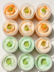 Sparkling Wildflower LLC. Whipped Soap Bath Gray pumpkin vanilla marshmallo