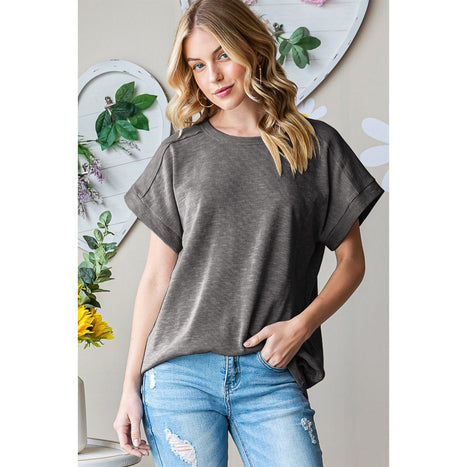 Heimish Short Sleeve Round Neck T-Shirt