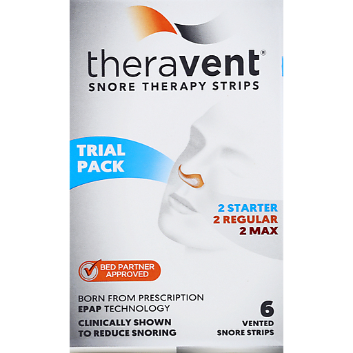 Theravent Theravent Snore Therapy Strips Trial Pack - 6ct Ice Packs Lavender